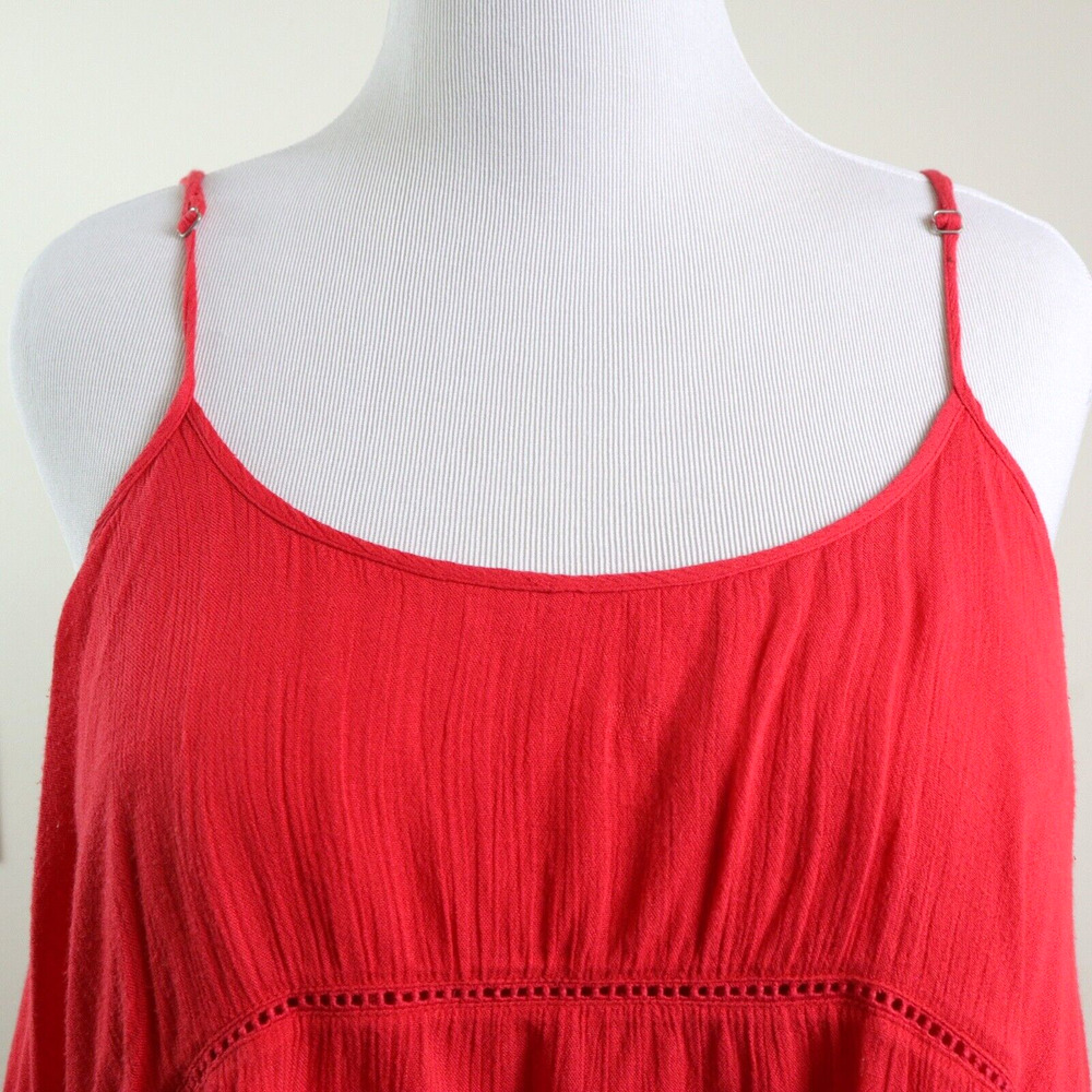 Lovers + Friends Size L Paradise Bay Dress Open Back Rust Orange - Picture 9 of 11